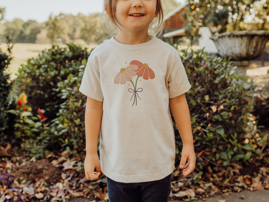 Spring Floral Toddler or Youth Tee