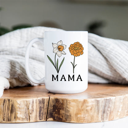 Personalized Birth Month Flower Drinkware
