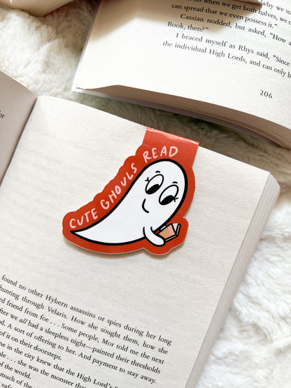 Cute Ghouls Read Magnetic Bookmark