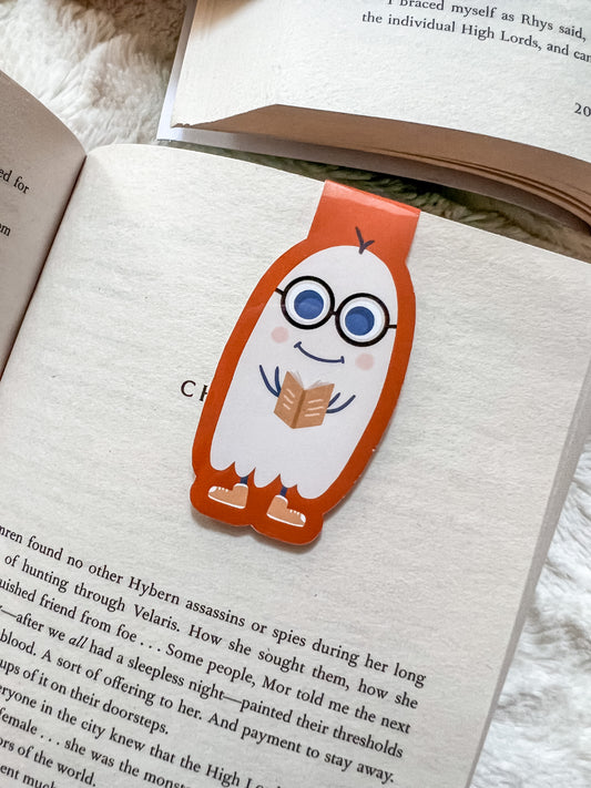 Nerd Ghost Magnetic Bookmark