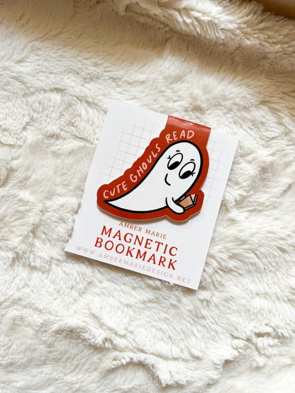Cute Ghouls Read Magnetic Bookmark