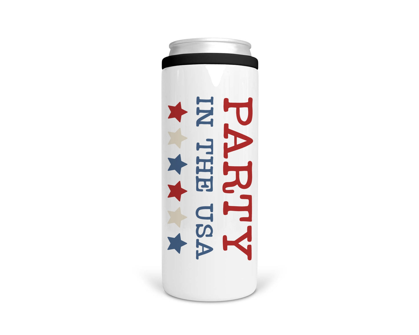 Party In the USA Skinny Can Cooler