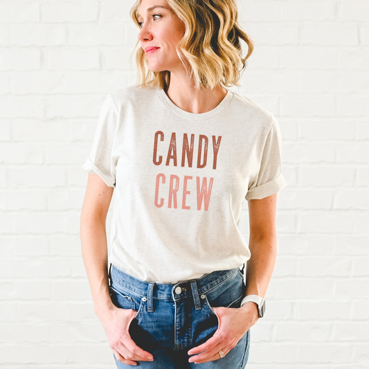 Candy Crew Tee | Oatmeal