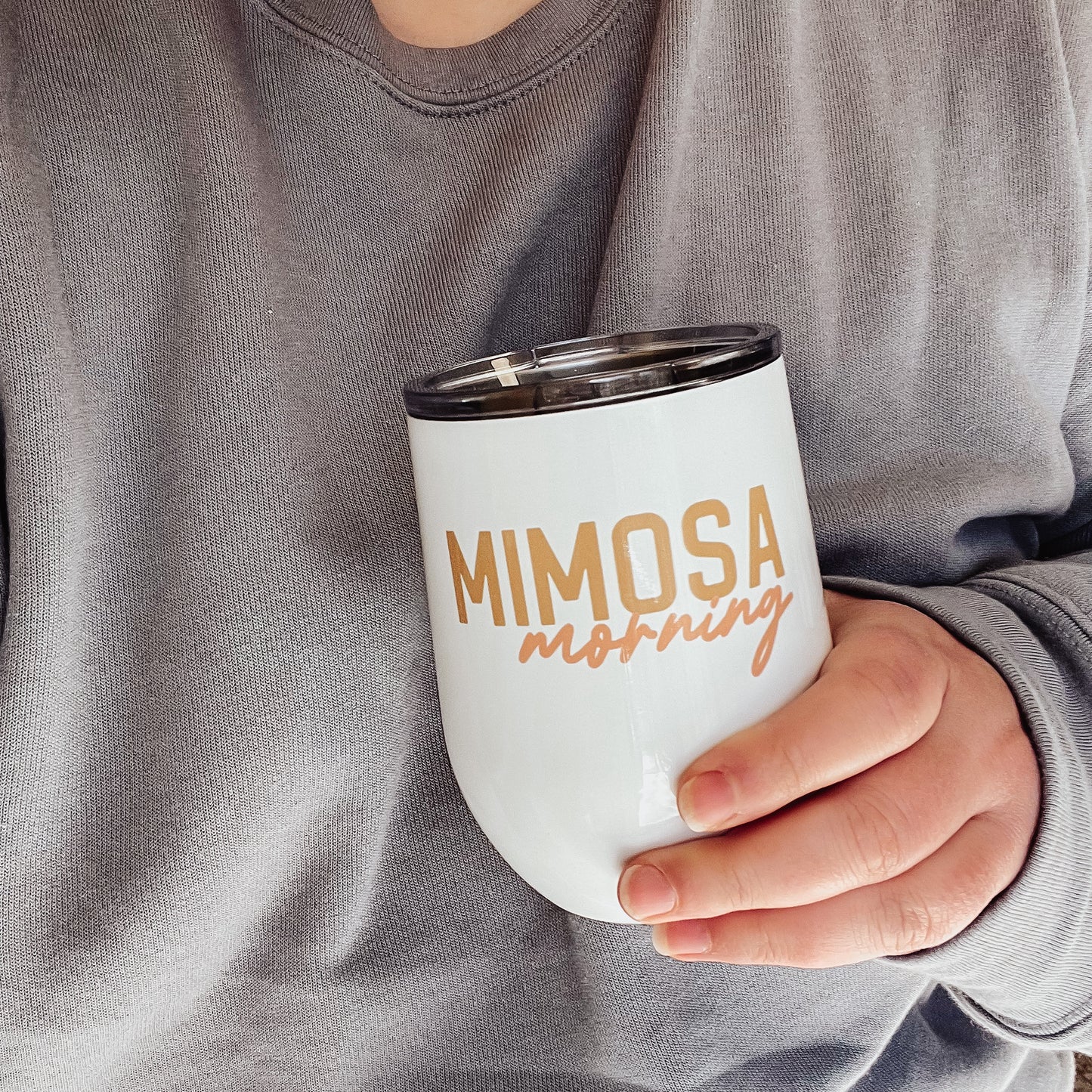 Mimosa Morning Wine Tumbler